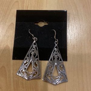 Vintage filigree sterling silver earrings
